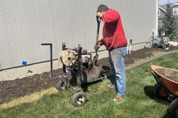 concrete curb installation