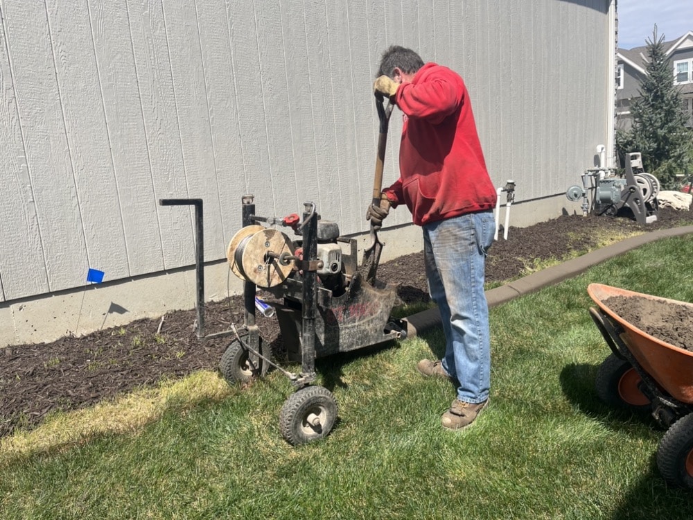 concrete curb installation
